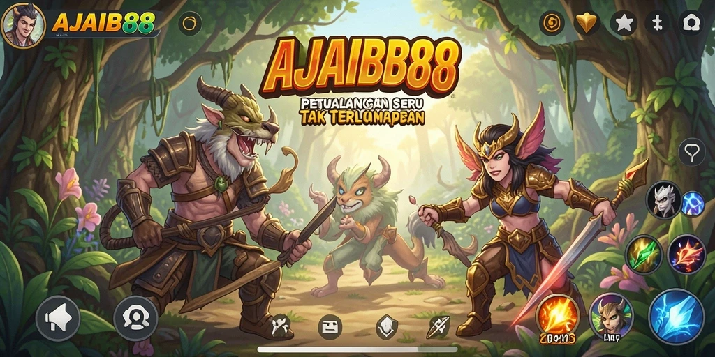 Tampilan screenshot AJAIB88 dengan aksi petualangan yang mendebarkan.
