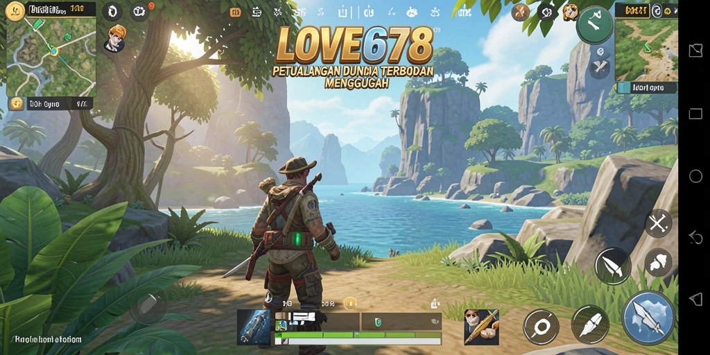 Gameplay LOVE678 menampilkan dunia yang luas dan penuh petualangan.