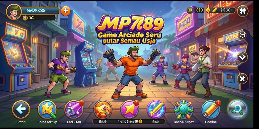 Tampilan seru dari gameplay MVP789 yang penuh tantangan Arcade.