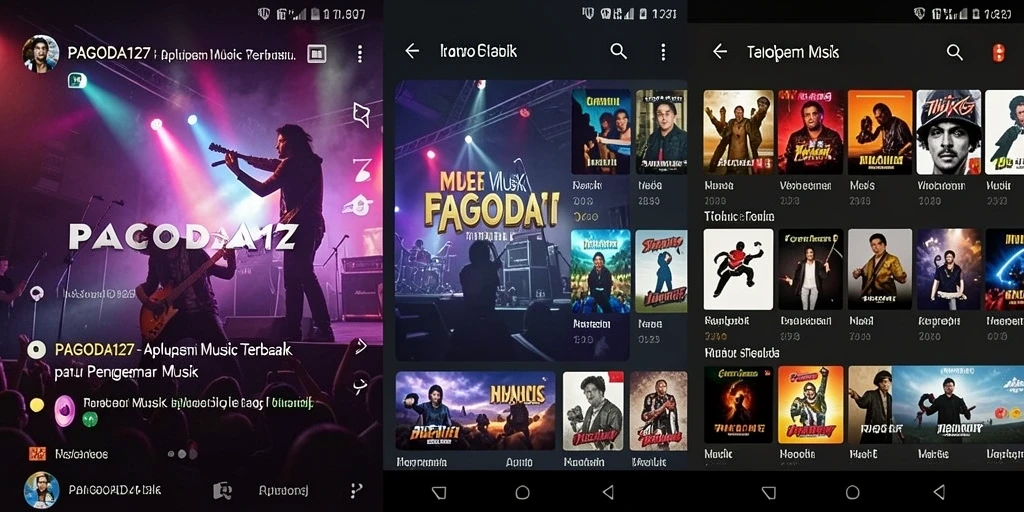 Tampilan menarik dari gameplay musik di PAGODA127.