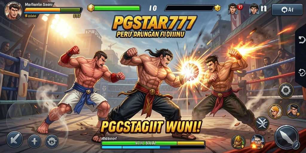 Tampilan gameplay PGSTAR777 menampilkan pertarungan yang mendebarkan dan karakter yang dinamis.