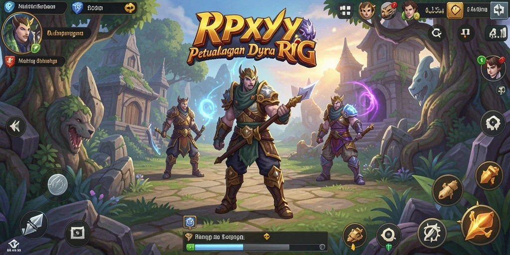 Gameplay RPG yang seru dan menantang dalam RPYYY.