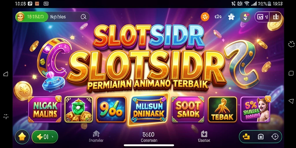 Screenshot gameplay SLOTSIDR menampilkan karakter anime yang dinamis.