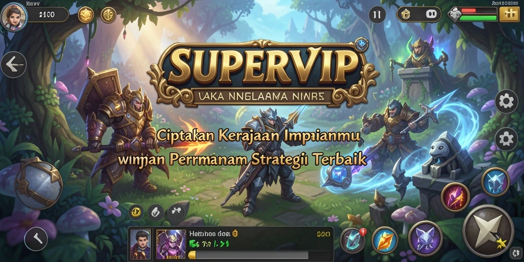 Tampilan gameplay <strong>SUPERVIP</strong> yang menarik dan penuh strategi.